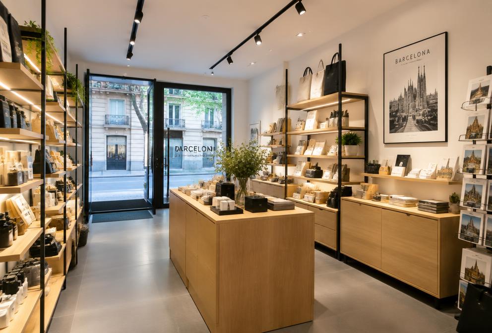 Local comercial en Barcelona con mantenimiento e iluminación profesional
